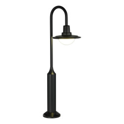 Фото SL9512.405.01 Светильник уличный напольный ST-Luce черный/Прозрачный LED 1*10W 4000K PROCHE