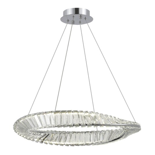 Фото SL6204.101.01 Светильник подвесной ST-Luce Хром/Прозрачный LED 1*32W 4000K РИТОРТО