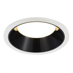Фото ST755.448.18 Св-к встр. Черный LED 1*18W 4000K 1 620Lm Ra80 120° IP20 D160xH60 100-240V Встраиваемые светильники