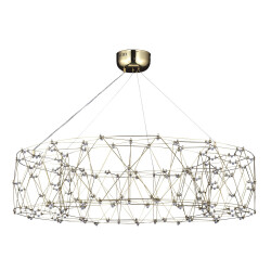 Фото SL6602.203.72 Светильник подвесной ST-Luce Золотистый/Прозрачный LED 1*72W 4000K ГРАВЕТТА