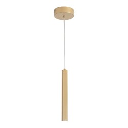 Фото ST614.213.06 Светильник подвесной ST-Luce Золотистый/Золотистый LED 1*6W 4000K Подвесные светильники