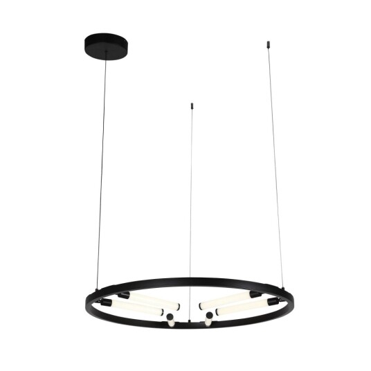 Фото SL393.403.06 Светильник подвесной ST-Luce Черный/Белый LED 6*6W 4000K БИЗАРИА