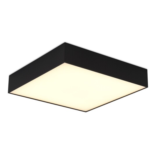 Фото ST608.442.96 Светильник потолочный Черный LED 1*96W 4000K 8 640Lm Ra>90 120° IP20 L600xW600xH55 180- Накладные светильники