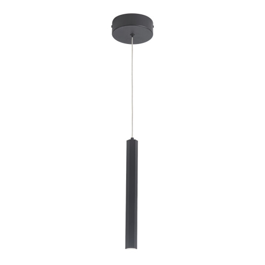 Фото ST614.413.06 Светильник подвесной ST-Luce Черный/Черный LED 1*6W 4000K Подвесные светильники