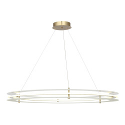 Фото SL6245.213.01 Светильник подвесной ST-Luce золотистый/Прозрачный LED 1*70W 4000K ФЭГИ