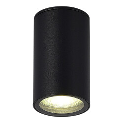 Фото SL9010.412.01 Светильник уличный потолочный ST-Luce черный GU10 1*50W TUBO