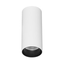 Фото ST170.542.07 Светильник потолочный Белый LED 1*7W 4000K 560Lm Ra>90 60° IP20 D52xH125 220-240VV Накладные светильники