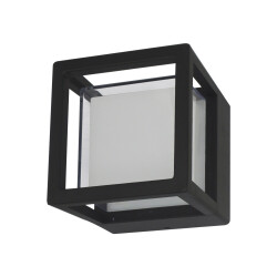 Фото SL9504.401.01 Светильник уличный настенный ST-Luce Черный/Белый LED 1*5W 4000K ALCENO