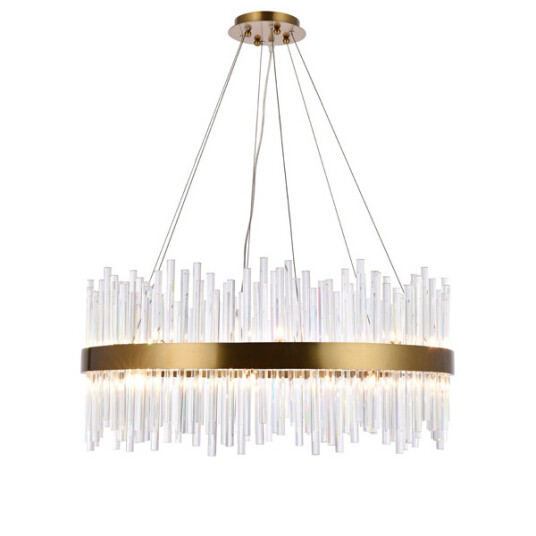 Фото Люстра KR1209P-12 brass