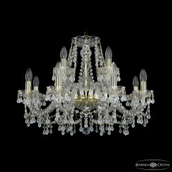 Фото Люстра хрустальная 1410/8+4/240 G V0300 Bohemia Ivele Crystal