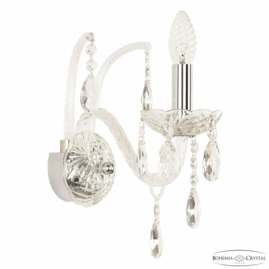 Фото Бра хрустальные 105B/1/165 Ni Bohemia Ivele Crystal