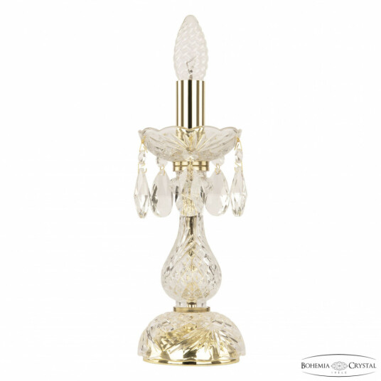 Фото Настольная лампа с хрустальными подвесками 105L/1-27 G Bohemia Ivele Crystal