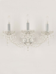 Фото Бра хрустальные 108B/3/165 Ni Bohemia Ivele Crystal