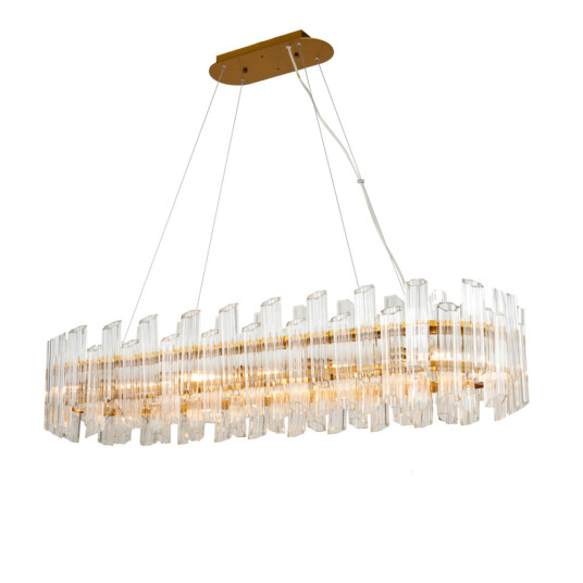 Фото Люстра KG0769P-12L clear/ brass