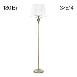 Фото CL402930 Вена Бронза+Белый Торшер