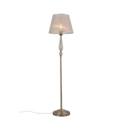 Фото SL185.305.01 Светильник напольный Бронза, Прозрачный/Бежевый, Бронза E14 1*40W GRAZIA