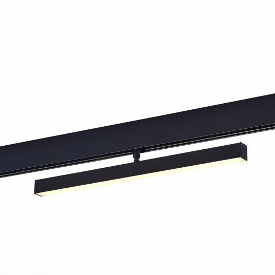Фото ST802.436.12 Магнитный трековый светильник Черный LED 1*12W 3000K 700Lm Ra>90 120° IP20 L405xW22,5xH SKYLINE 48