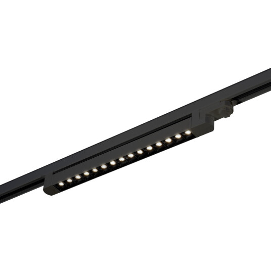 Фото ST662.436.15 Св-к трек. Черный LED 1*15W 3000K 1 200Lm Ra>90 48° IP20 L535xW33xH73 165-265V Трехфазная трековая система