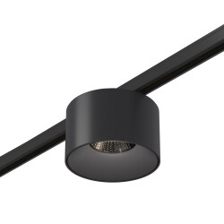 Фото ST669.446.05 Магнитный трековый светильник Черный LED 1*5W 4000K 350Lm Ra>90 36° IP20 D60xH37 24V SUPER5