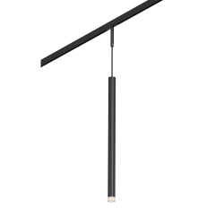 Фото ST672.433.03 Магнитный трековый светильник Черный LED 1*3W 3000K 100Lm Ra>90 36° IP20 D18xH310 24V SUPER5