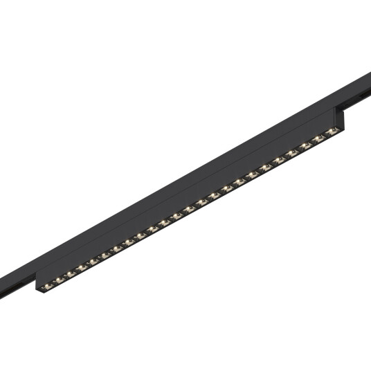 Фото ST666.436.20 Магнитный трековый светильник Черный LED 1*20W 3000K 1 060Lm Ra>90  IP20 L387xW10xH18 2 SUPER5