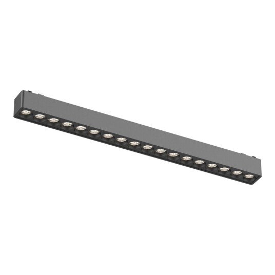 Фото ST673.436.18 Магнитный трековый светильник Черный LED 1*18W 3000K 1 560Lm Ra>90 36° IP20 L338xW26xH2 SKYFLAT