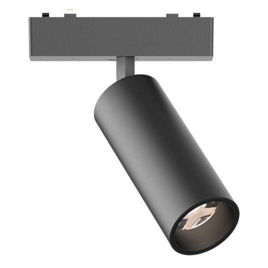Фото ST677.446.09 Магнитный трековый светильник Черный LED 1*9W 4000K 540Lm Ra>90 >90 IP20 D44xH110 48V SKYFLAT