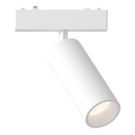 Фото ST677.536.09 Магнитный трековый светильник Белый LED 1*9W 3000K 540Lm Ra>90 >90 IP20 D44xH110 48V SKYFLAT
