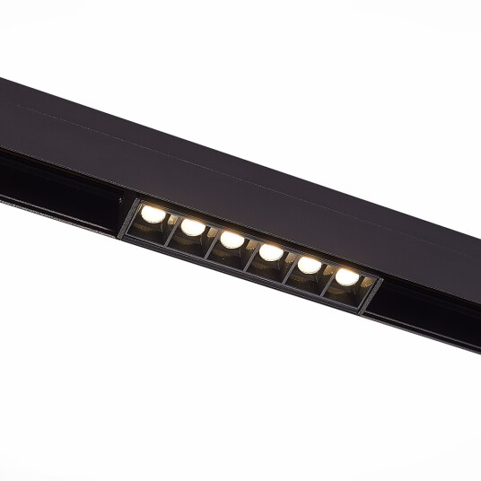 Фото ST361.436.06 Магнитный трековый светильник Черный LED 1*6W 3000K 532Lm Ra>90 36° IP20 L115xW22xH44 4 SKYLINE 48