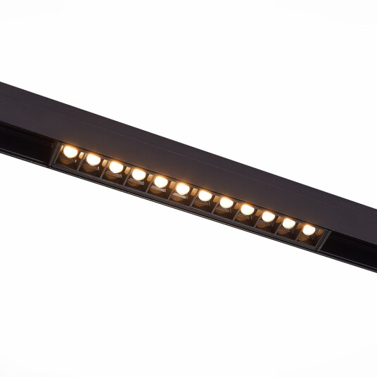Фото ST361.446.12 Магнитный трековый светильник Черный LED 1*12W 4000K 1 009Lm Ra>90 36° IP20 L222xW22xH4 SKYLINE 48