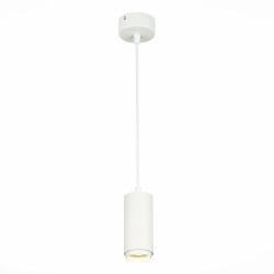 Фото ST600.543.10 Светильник подвесной Zoom Белый LED 1*10W 4000K 1 000Lm Ra>80 15-60° IP20 D59xH130 170- Подвесные светильники