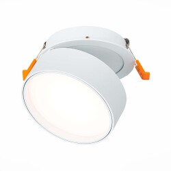 Фото ST651.538.14 Встраиваемый поворотный светильник Белый LED 1*14W 3000K 1 100Lm Ra>90 120° IP20 D105xH Встраиваемые светильники