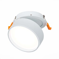 Фото ST651.548.14 Встраиваемый поворотный светильник Белый LED 1*14W 4000K 1 100Lm Ra>90 120° IP20 D105xH Встраиваемые светильники