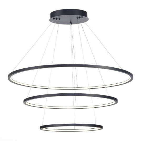 Фото ST603.443.114 Светильник подвесной ST-Luce Черный/Белый LED 1*114W 4000K Подвесные светильники