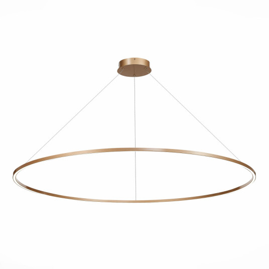 Фото ST605.243.72 Светильник подвесной ST-Luce Золотистый/Белый LED 1*72W 4000K Подвесные светильники