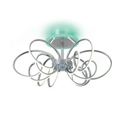 Фото CL224A161 SALMA Смарт Хром Люстра