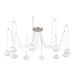 Фото CL226A091 ATMAN Смарт Хром.Мат. Люстра Подвесная