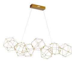 Фото Люстра Lucciola 7A matt gold