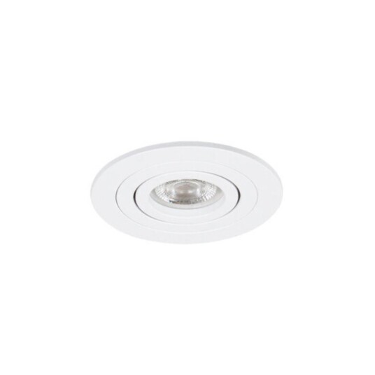 Фото A2067PL-1WH Светильник потолочный встраиваемый TARF MINI для MR11 Ø75x22мм белый IP20 монтаж Ø65мм