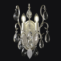 Фото Бра Crystal Lux ESMIRALDA AP2 SILVER