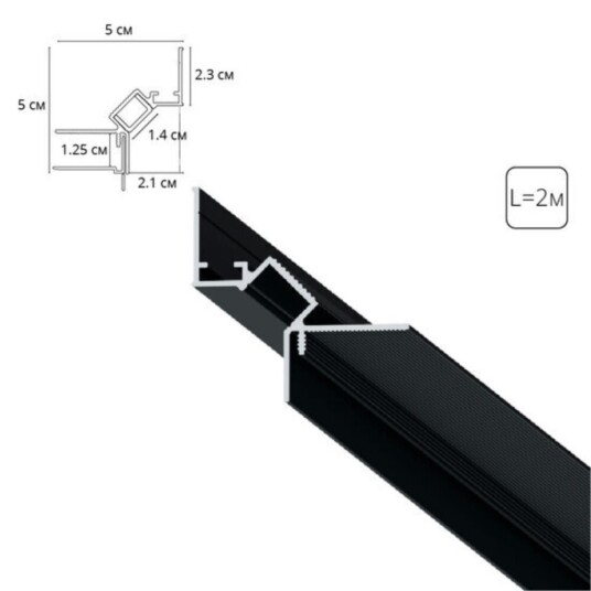 Фото A670206 ТЕНЕВОЙ ПРОФИЛЬ GAP ПОД ГКЛ