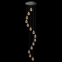 Фото Подвесной светильник MD24001004-14A copper/clear