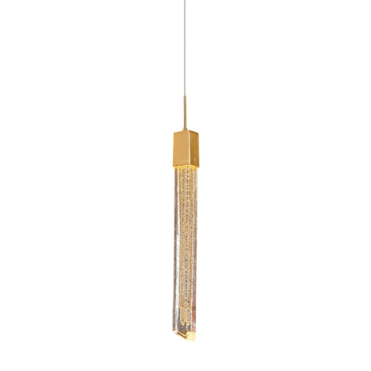 Фото Подвесной светильник OD2510-1 gold/smoky