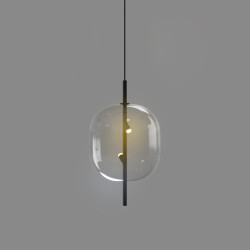 Фото Подвесной светильник 10018P/1 black/clear