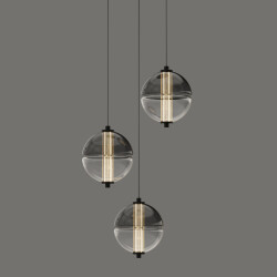 Фото Подвесной светильник MD24022079-3A black/smoky