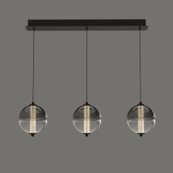 Фото Подвесной светильник MD24022079-3B black/smoky
