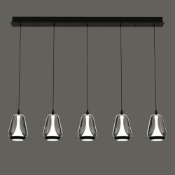 Фото Подвесной светильник MD24001011-5B black/smoky