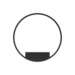 Фото Настенный светильник (бра) Maytoni MOD058WL-L35BK