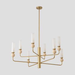 Фото Люстра Crystal Lux SIMPLY SP8 BRASS