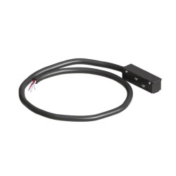 Фото A740106N коннектор для ввода питания для шинопровода (трека) LINEA и OPTIMA 0,5м, черный